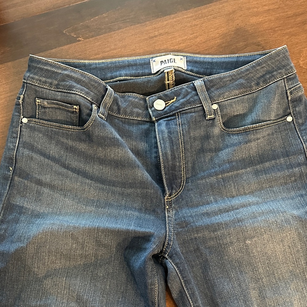 PAIGE Women's Classic Blue Skinny Jeans